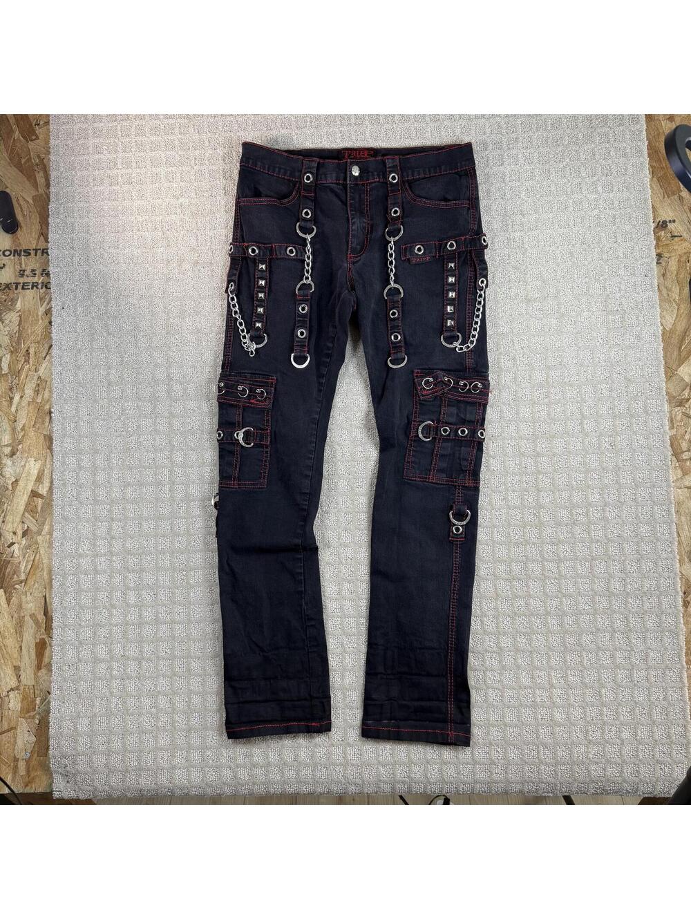 Y2K Tripp NYC Bondage Skinny Jeans 31x30.5